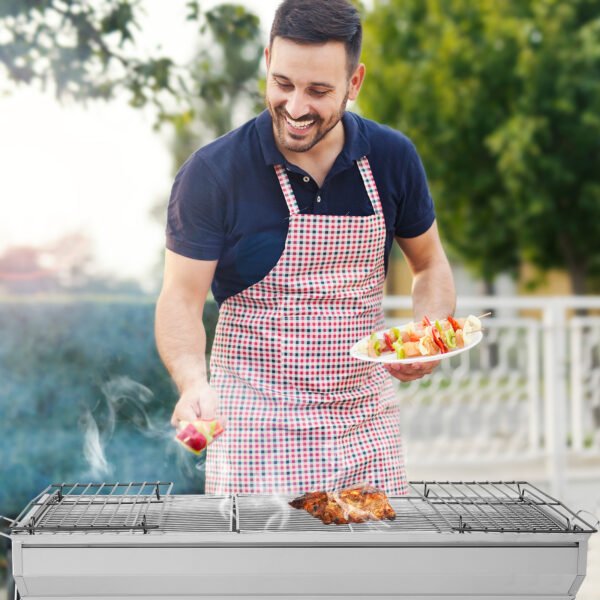 Portable Stainless Steel BBQ Grill - Image 2