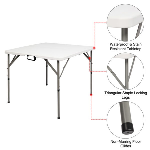 Foldable Square Table - Image 10