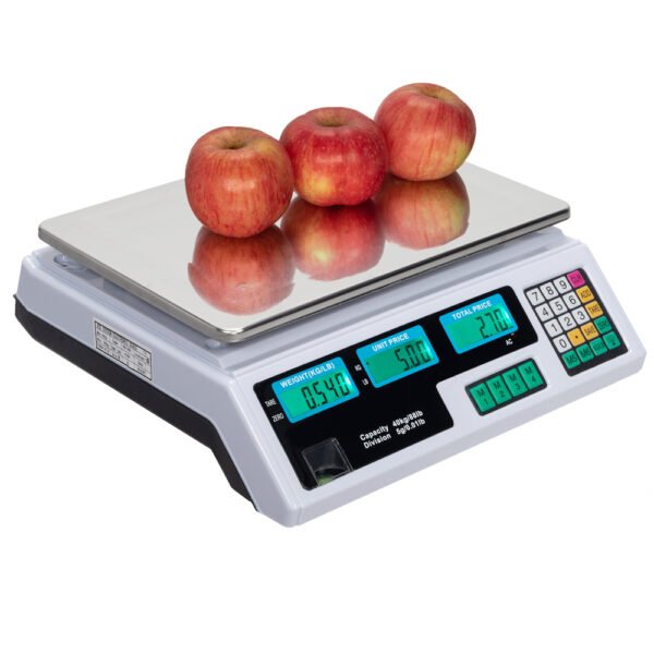 Digital Price Computing Scale (Silver & White) - Image 2