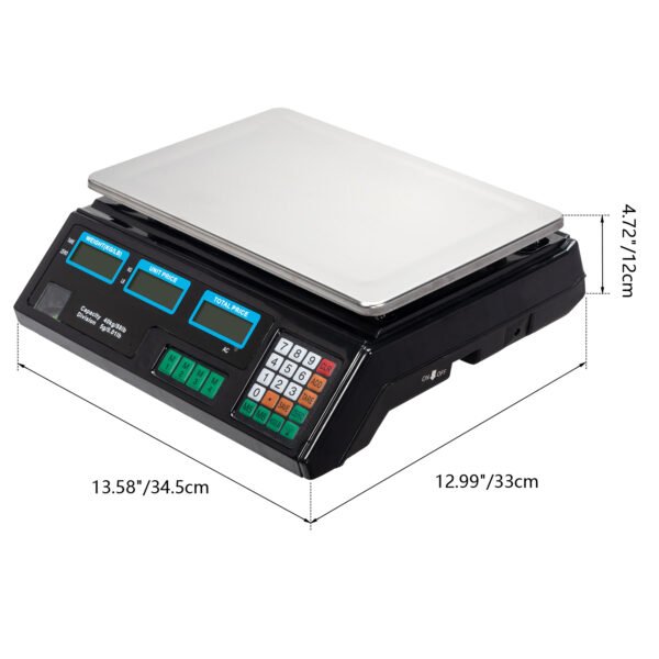 Digital Price Computing Scale (Silver & Black) - Image 2