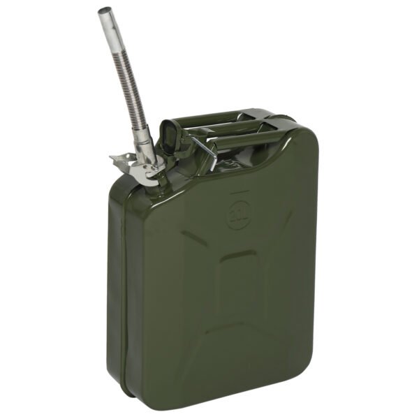 Fuel Storage Jerry Can with British Style Pour Tube 20L - Image 7