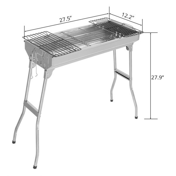 Portable Stainless Steel BBQ Grill - Image 13