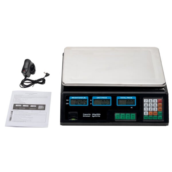 Digital Price Computing Scale (Silver & Black) - Image 8