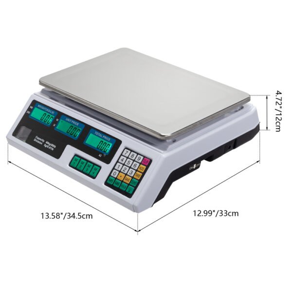 Digital Price Computing Scale (Silver & White) - Image 10