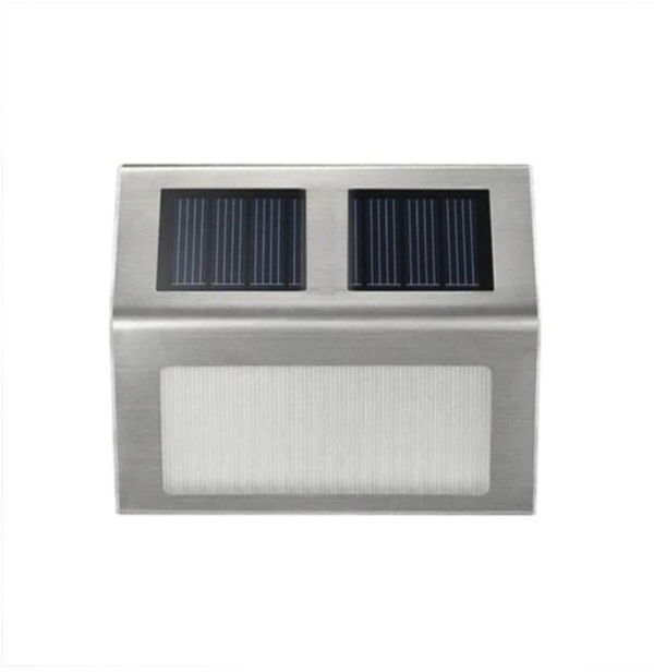 2-Pack Solar Wall Lights for Outdoor Fence and Porch