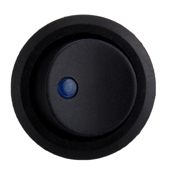 5PCS 12V ON/OFF Round Rocker Toggle Switch (Blue LED) - Image 10