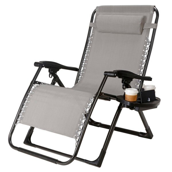 Extra Wide Beach Folding Recliner Chair