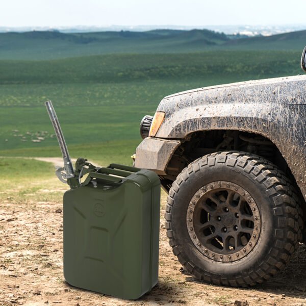 Fuel Storage Jerry Can with British Style Pour Tube 20L - Image 13