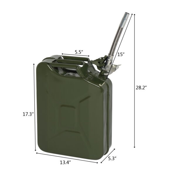 Fuel Storage Jerry Can with British Style Pour Tube 20L - Image 20