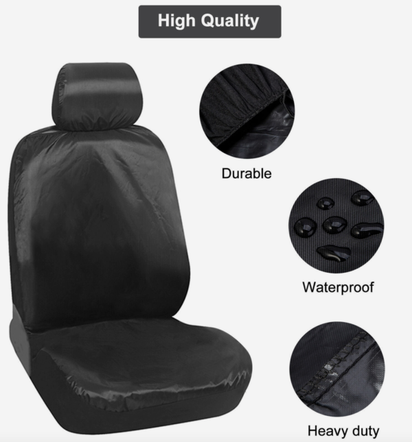 2+1 FORD TRANSIT MK6 MK7 MK8 HEAVY DUTY WATERPROOF SEAT COVERS - Image 3