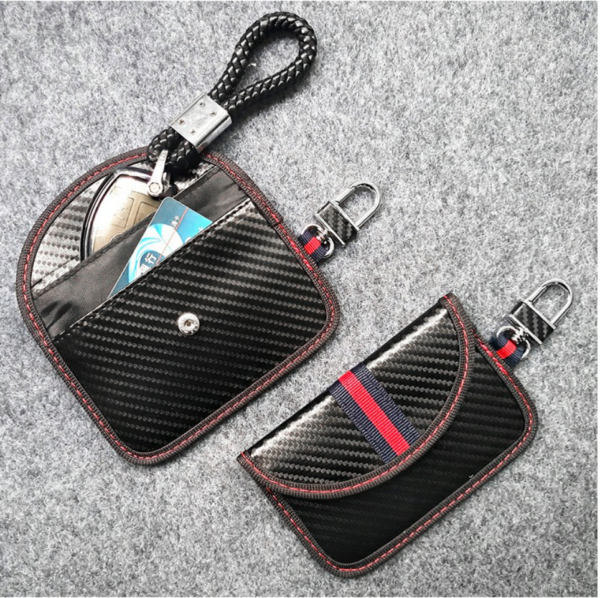 2x Car Key Signal Blocker Case RFID Anti Theft pouch - Image 2