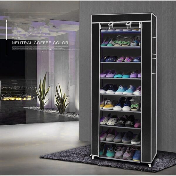 10 Tier Shoe Rack Cabinet Storage Organiser 27 Pairs