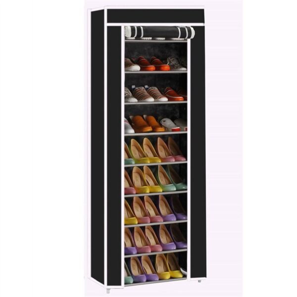 10 Tier Shoe Rack Cabinet Storage Organiser 27 Pairs - Image 4