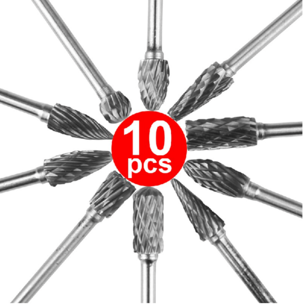 Tungsten Steel Grinding Head 10pcs 3*6mm - Image 5