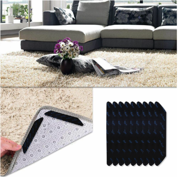 8PCS Anti-Slip Tape Carpet Grippers