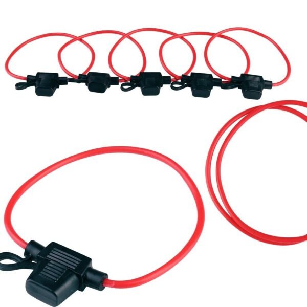 5x Inline Mini Blade Fuse Holder to Accept 12V 30A Car Bike - Image 6