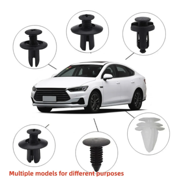 100pcs Fastener Clip Car Body Push Pin Rivet - Image 12