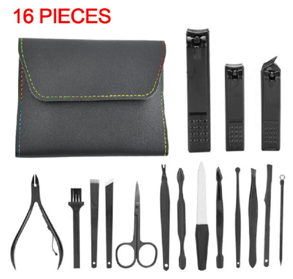 Manicure Pedicure Nail Care Set - 16 PCS - Image 3
