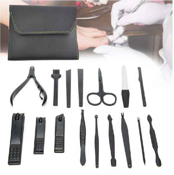Manicure Pedicure Nail Care Set - 16 PCS - Image 4