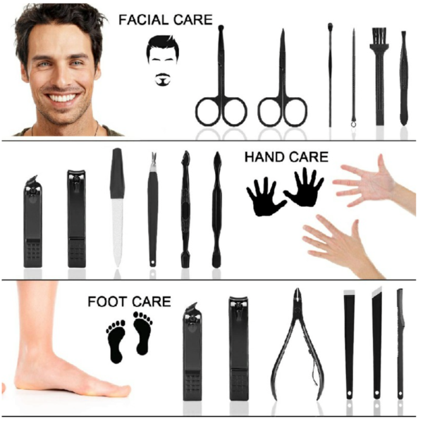 Manicure Pedicure Nail Care Set - 16 PCS - Image 6