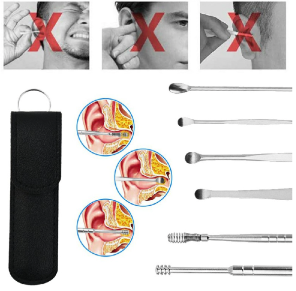 6x Ear Wax Removal Tools - Image 4