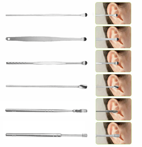 6x Ear Wax Removal Tools - Image 8