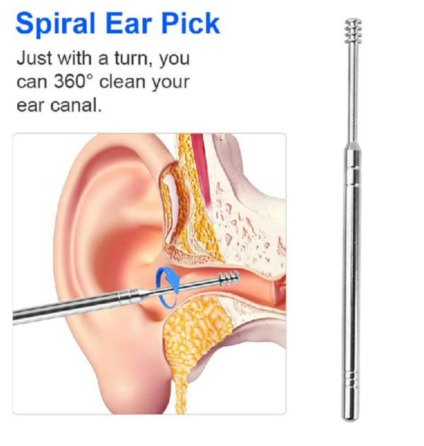 6x Ear Wax Removal Tools - Image 9