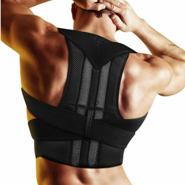 Neoprene Posture Corrector Lumbar Shoulder Support Belt - Image 4