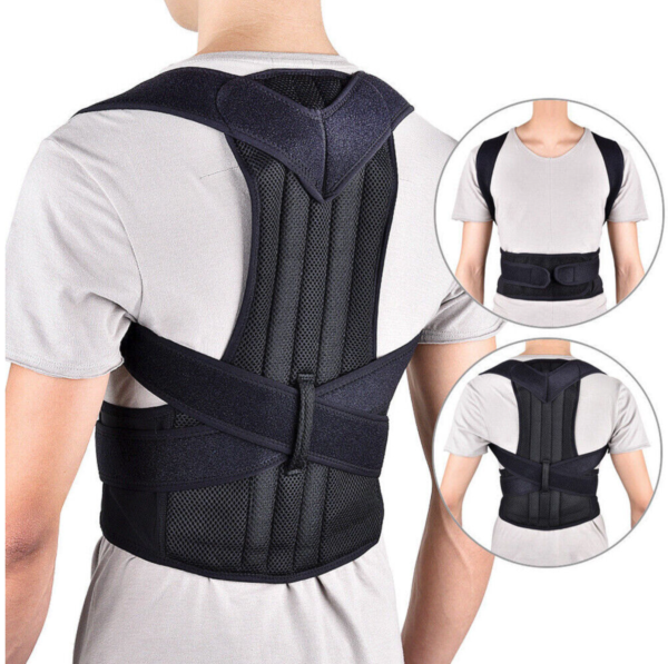 Neoprene Posture Corrector Lumbar Shoulder Support Belt - Image 8