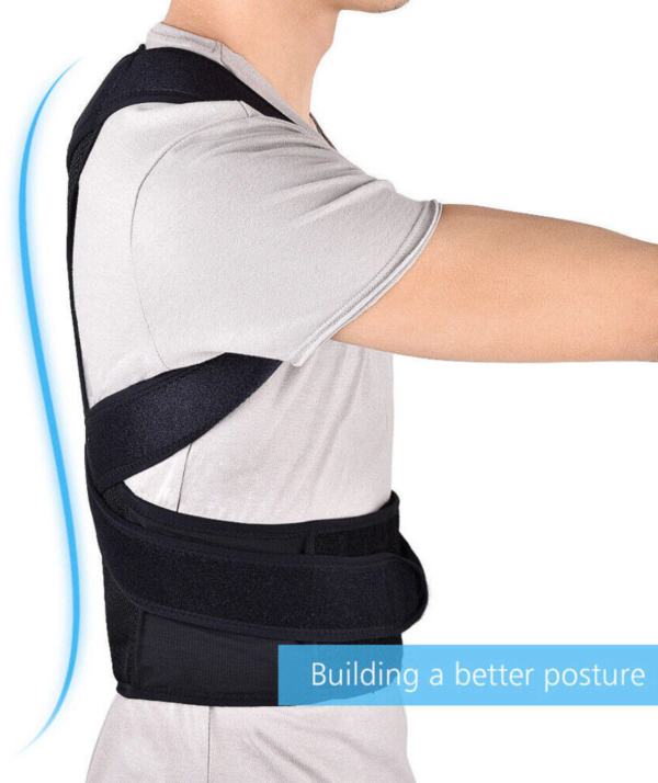 Neoprene Posture Corrector Lumbar Shoulder Support Belt - Image 9