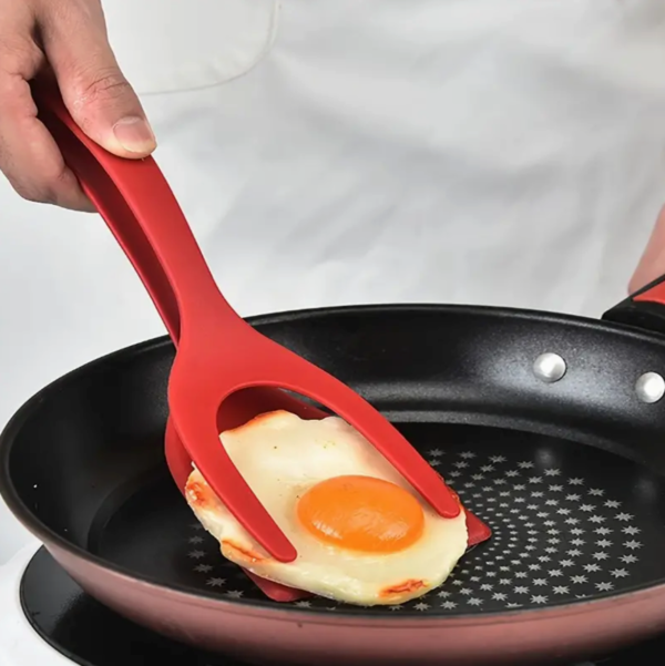 2 in 1 Non Stick Grip Flipper Spatula Pancake Fried Egg