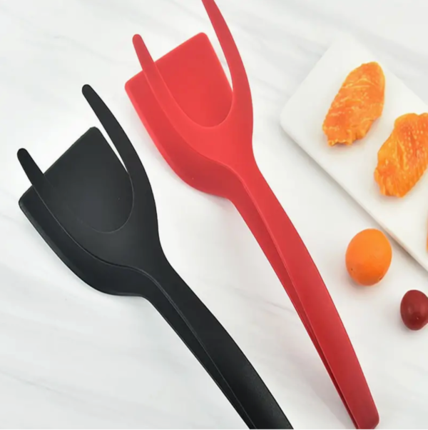 2 in 1 Non Stick Grip Flipper Spatula Pancake Fried Egg - Image 5