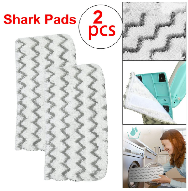 2 Pack Replacement Pads For Steam Mop Shark S1000 Series