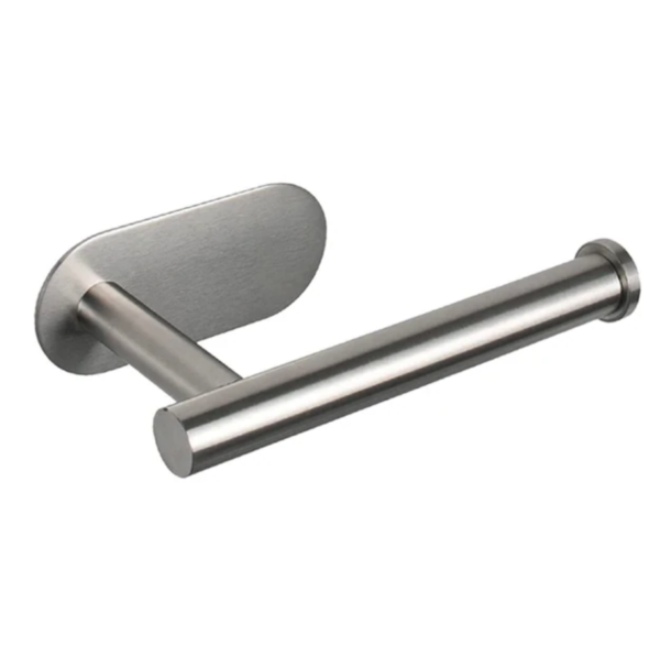 Stainless Steel Toilet Roll Paper Holder Strong Self Adhesive Stick Wall Mount - Image 8