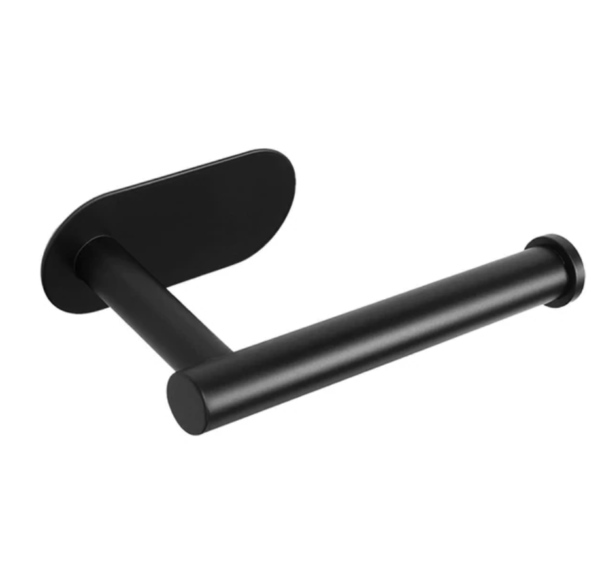 Stainless Steel Toilet Roll Paper Holder Strong Self Adhesive Stick Wall Mount - Image 9
