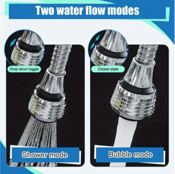 360° Kitchen Tap Faucet Adapter Sprinkler Spray - Image 12