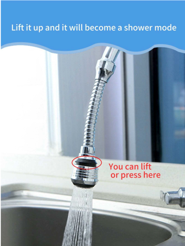 360° Kitchen Tap Faucet Adapter Sprinkler Spray - Image 5