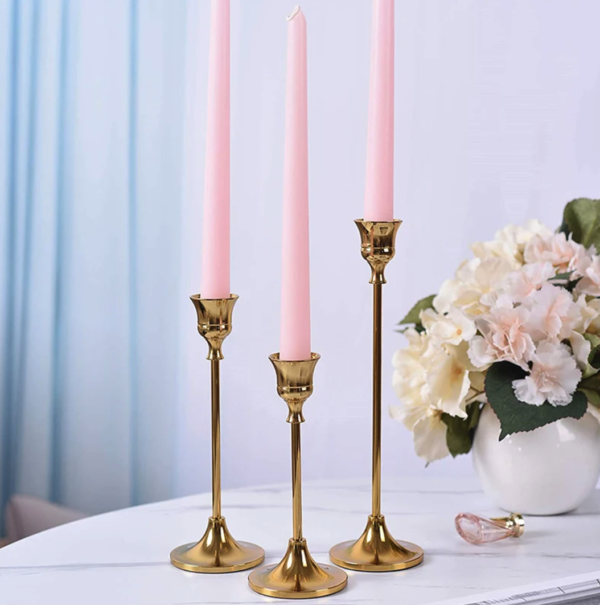 3Pcs Nordic Tall Candlestick Decorative Candle Holders - Image 11