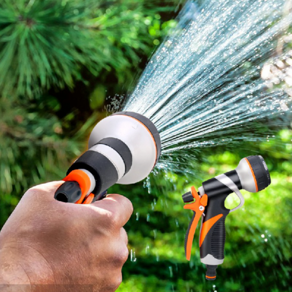 8 Function Garden Hose Pipe Water Sprayer Gun - Image 7