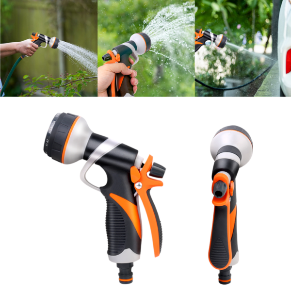 8 Function Garden Hose Pipe Water Sprayer Gun - Image 11