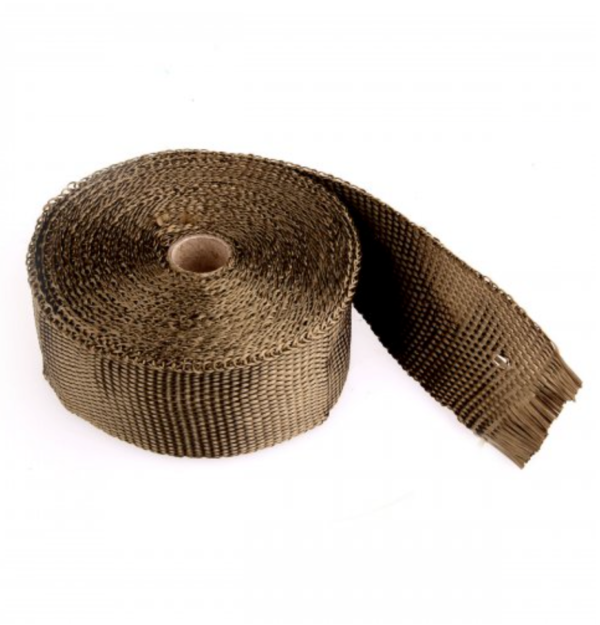 10M Titanium Exhaust Heat Wrap Roll For Motorcycle - Image 4