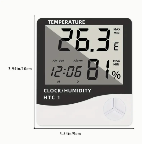Digital LCD Thermometer Hygrometer Humidity Meter Room Indoor - Image 2