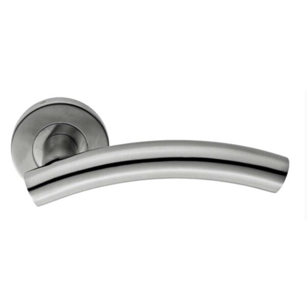 Arched Satin Stainless Steel Door Handles