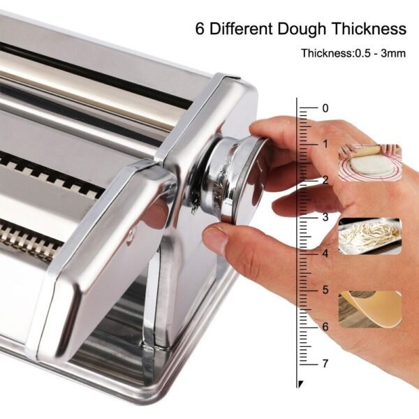 Stainless Steel Pasta Maker Machine Roller - Image 13