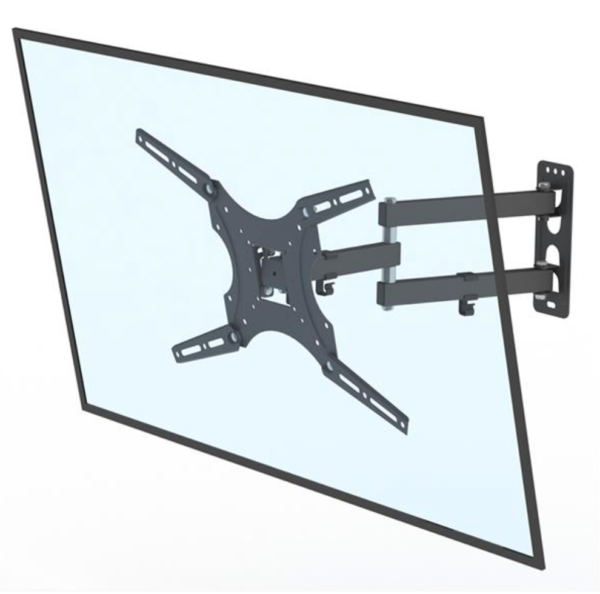 TV Wall Mount Bracket 26-55" Rotatable Adjustable Stand TMX400 with Spirit Level - Image 4