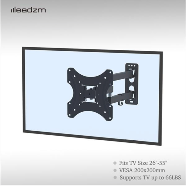 TV Wall Mount Bracket Rotatable 26-55" - Image 2