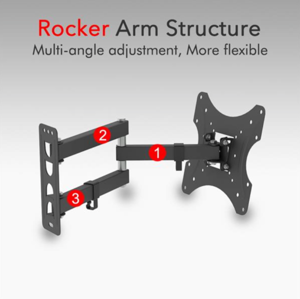 TV Wall Mount Bracket Rotatable 26-55" - Image 4