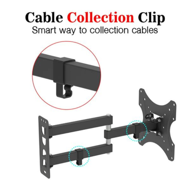 TV Wall Mount Bracket Rotatable 26-55" - Image 5