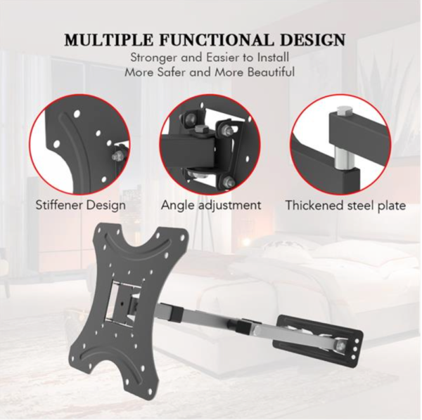 TV Wall Mount Bracket Rotatable 26-55" - Image 9