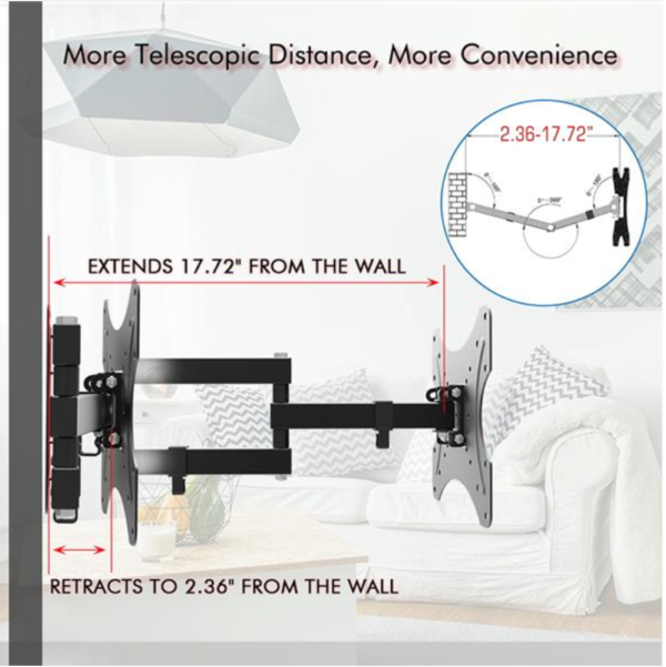 TV Wall Mount Bracket Rotatable 26-55" - Image 11